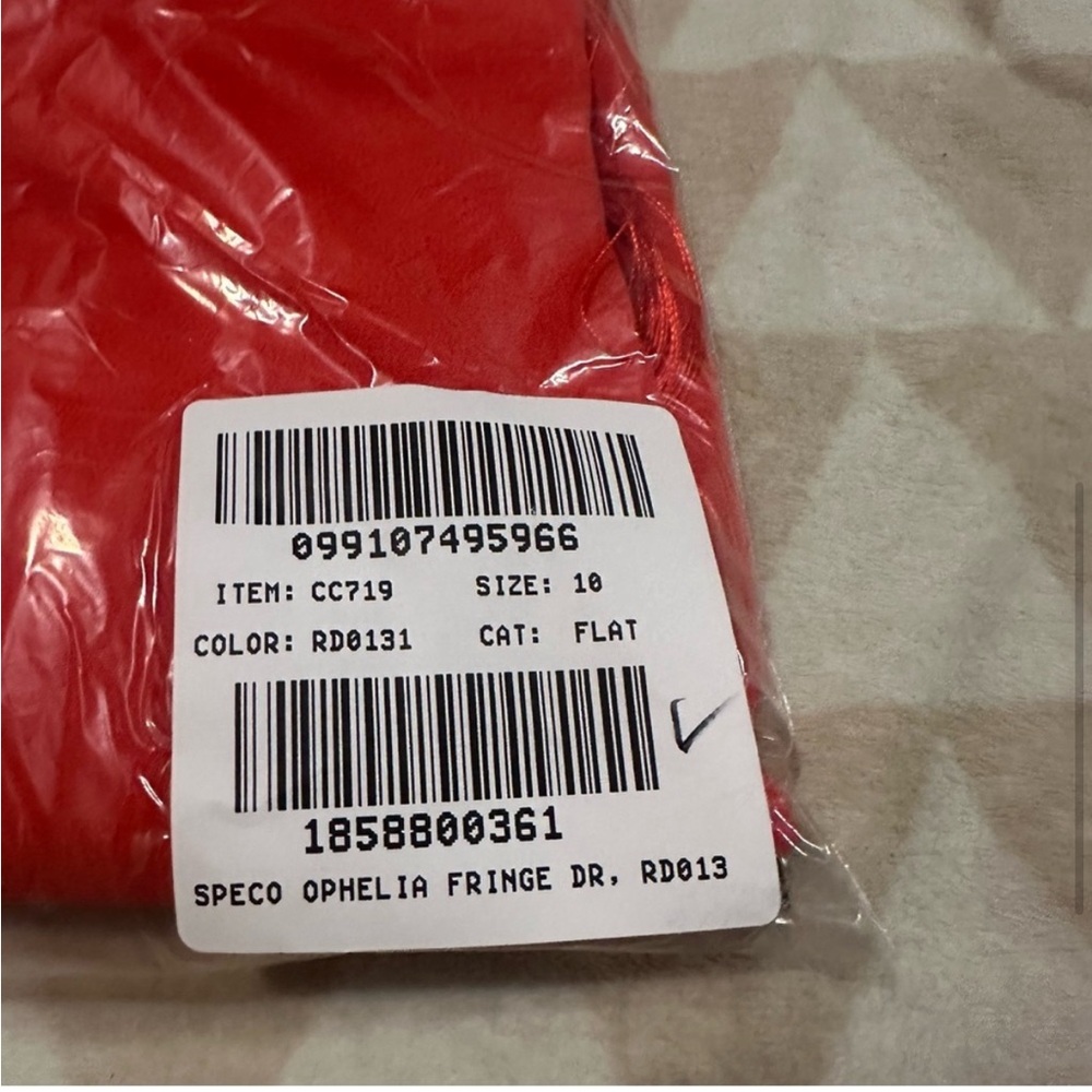 J crew scarlet red Collection fringe-trim slip dress - Picture 5 of 8